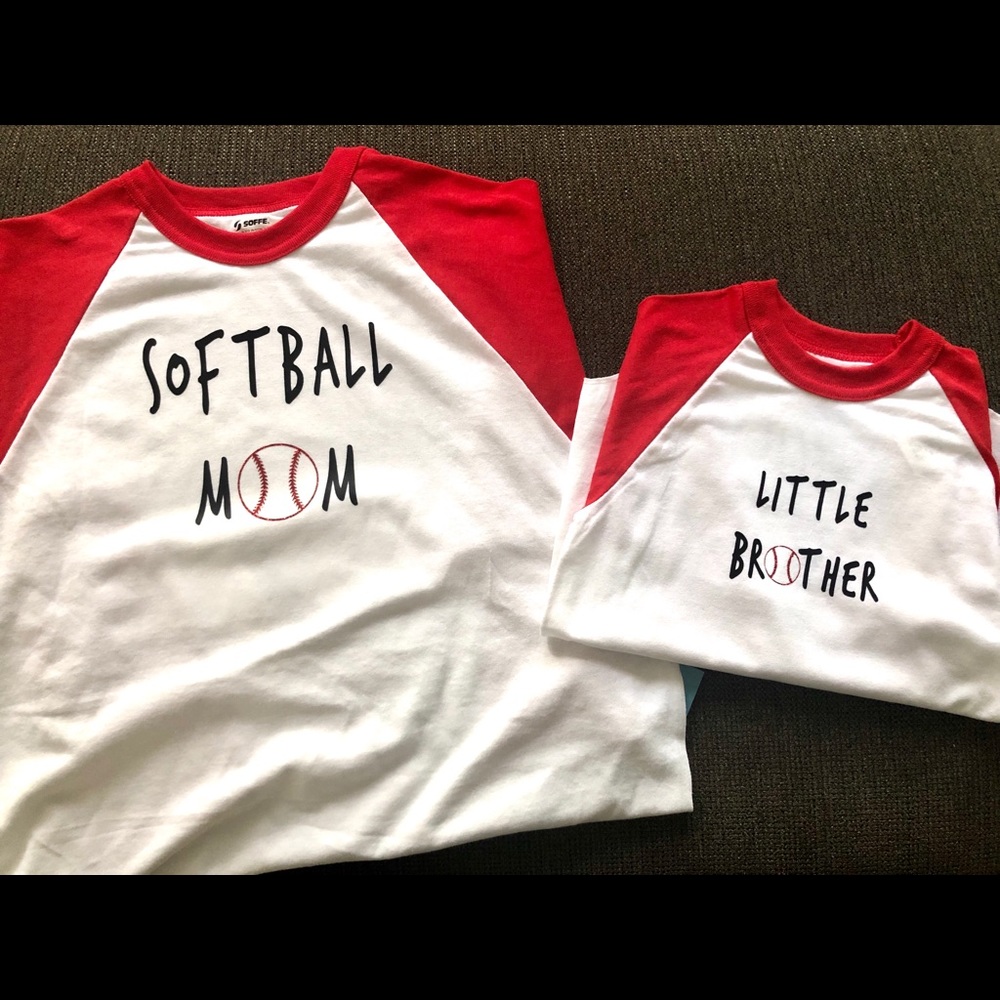 Custom made softball/baseball shirts